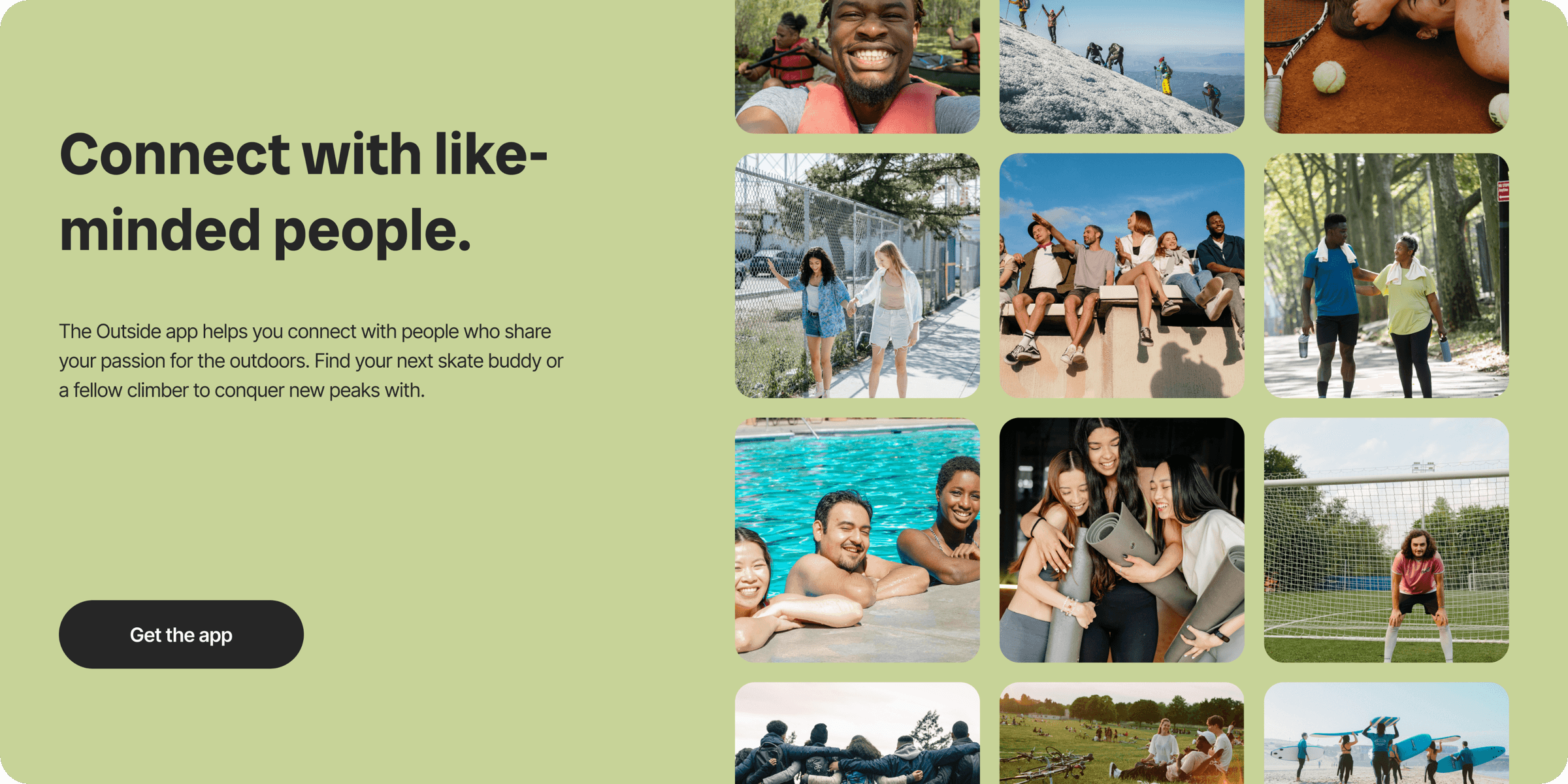 Connect with like-minded people